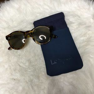 Le Specs Tortoise Shell Reflective Sunglasses